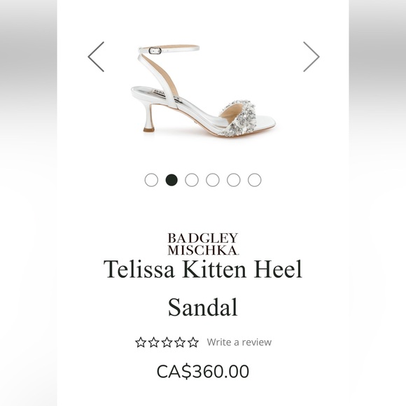 Badgley Mischka Telissa Kitten Heel - Picture 3 of 9